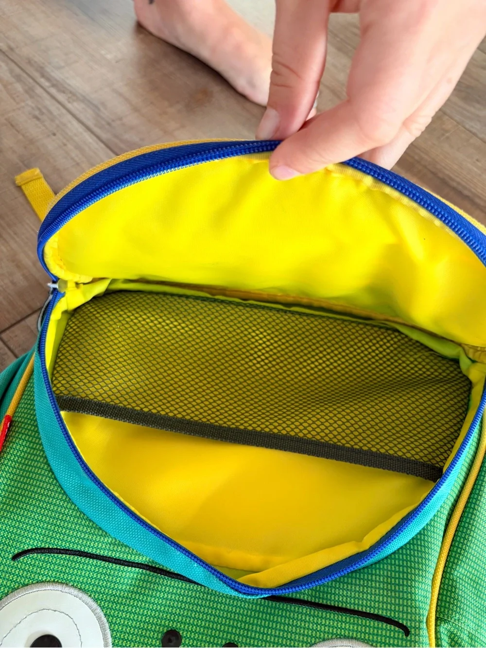 Skip Hop preschool Green Chameleon Kids Backpack